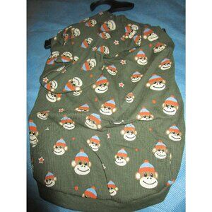 NWT East Side Collection Monkey Business Waffle Hoodie Dog Hoodie Coat Medium